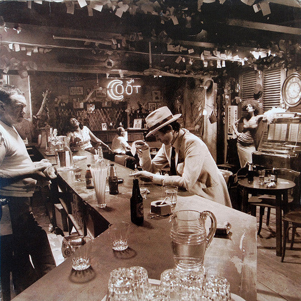 Image of Back Cover of LP - VG/G - LED ZEPPELIN, In Through The Out Door (Swan Song; SSK 59410, UK 1979, "E" Sleeve, No Brown Paper Outer, Inner), Fair few light marks and surface scuffs, Crease to sleeve opening,  - 4116081C