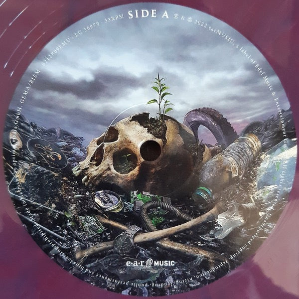 Image of Label Cover of 2xLP - EX/VG - STRATOVARIUS, Survive (Ear Music; 0212809EMU, Europe 2022, Gatefold, 2 Inners, Marbled Burgundy Vinyl), Still In Opened Shrinkwrap With Hype Sticker,  - 4116116C