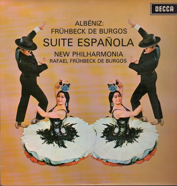 Image of Front Cover of LP - VG+/VG+ - FR HBECK DE BURGOS, NEW PHILHARMONIA, Alb niz: Suite Espa ola (Decca Black Unboxed Wideband - Made In England at 11 O'Clock - No Groove ED3; SXL 6355, UK 1969 Reissue, Laminated Front Sleeve With Indicator Hole, Blue Border Decca Inner), ,  - 4126142E