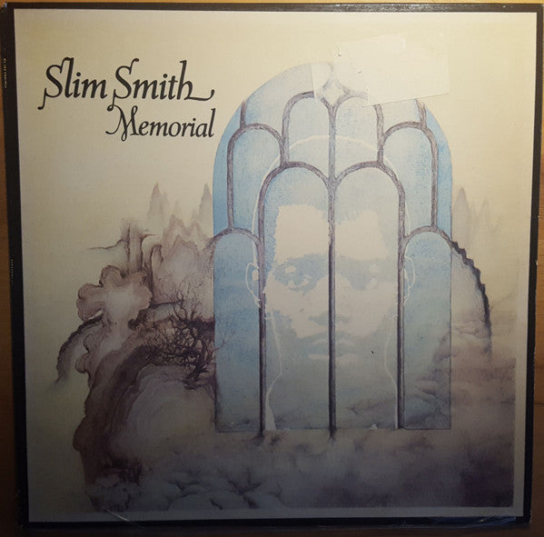Image of Front Cover of LP - G+/G+ - SLIM SMITH, Memorial (Trojan Records; TBL 198, UK 1980 Reissue), Tape Across Top And Bottom Sleeve, Writing On Sleeve,  - 4146077S
