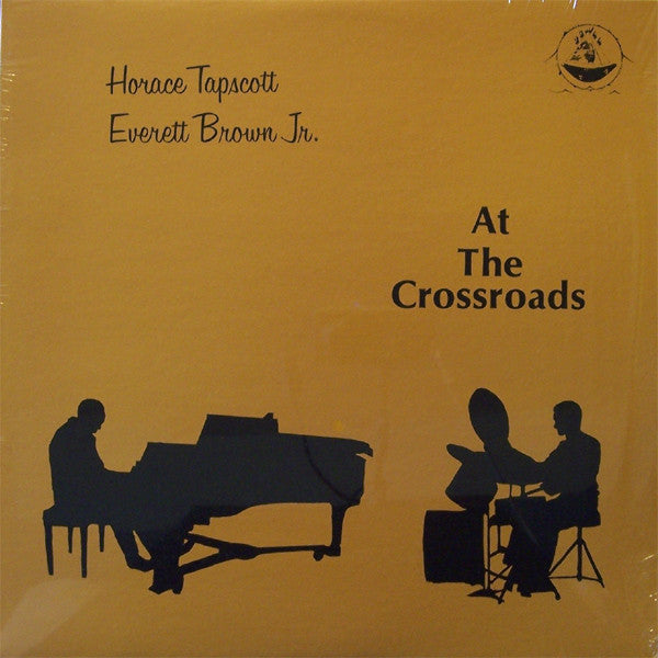 Image of Front Cover of LP - VG/VG - HORACE TAPSCOTT, EVERETT BROWN JR., At The Crossroads (Nimbus West Records; NS 579, US 1980, Pasteback Sleeve), Light wear to cover. Rear signed by Horace Tapscott but not authenticated. Light marks on disc.,  - 4146087S