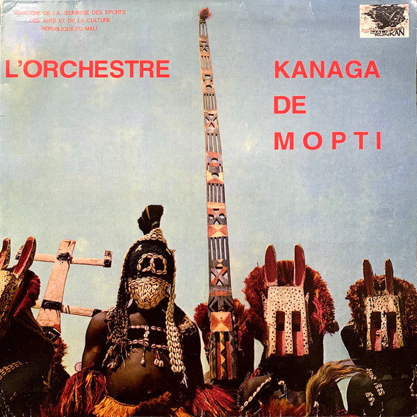 Image of Front Cover of LP - VG/VG - L'ORCHESTRE KANAGA DE MOPTI, L'Orchestre Kanaga De Mopti (Kindred Spirits; KS-MALI-01, Netherlands 2011 Reissue, Insert), A few light hairlines. Hint of ringwear, mild edgewear, tiny bit of foxing on rear sleeve. ,  - 4126164E