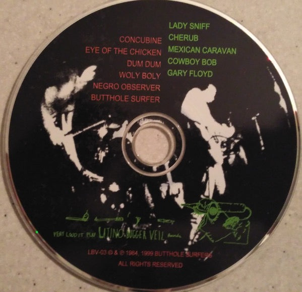 Image of Label Cover of CD - VG/VG+ - BUTTHOLE SURFERS, Psychic... Powerless... Another Man's Sac (Latino Bugger Veil; LBV-03, US 1999, Digipak), Shelf Wear,  - 4136074E
