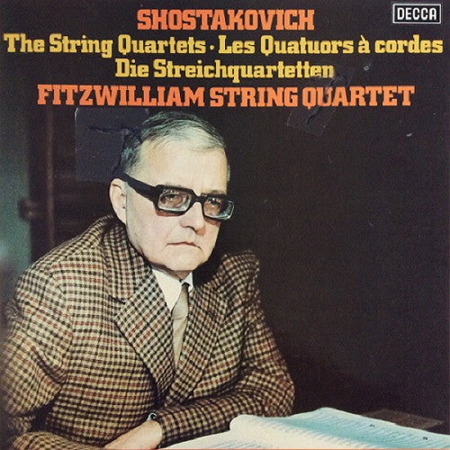 Image of Front Cover of 7xLP - VG+/VG+ - FITZWILLIAM STRING QUARTET, Shostakovich: The String Quartets (Decca; D188 D7, UK & Europe 1980, Box Set, Booklet), ,  - 4126243E