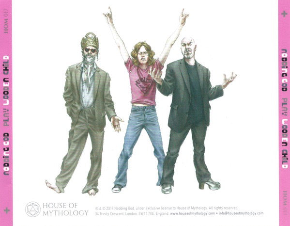 Image of Back Cover of CD - VG+/VG+ - NODDING GOD, Play Wooden Child (House of Mythology; HOM 017, Europe 2019, Jewel Case), ,  - 4136098E