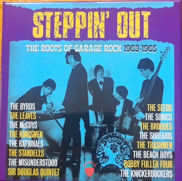 Image of Front Cover of 3xCD - M/M - VARIOUS, Steppin' Out - The Roots Of Garage Rock 1963-1965 (Strawberry ; CR3JAMBX54, UK 2026, Box Set), Still SEALED In Shrinkwrap,  - 4136104E