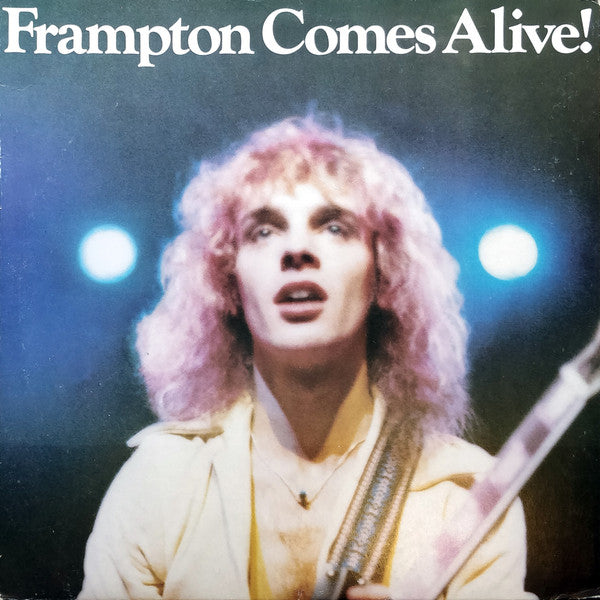 Image of Front Cover of 2xLP - VG/VG+ - PETER FRAMPTON, Frampton Comes Alive! (A&M Records Silver/Gold Labels With Rondor Printed As Last Credit On Disc 1; AMLM 63703, UK 1976 Reissue, Gatefold), ,  - 4116178C