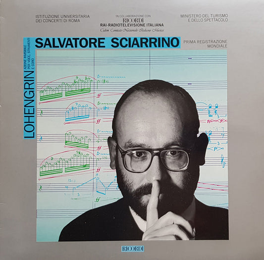 Image of Front Cover of LP - VG+/EX - SALVATORE SCIARRINO - GRUPPO STRUMENTALE MUSICA D'OGGI, DAISY LUMINI, Lohengrin (Ricordi; CRM 1001, Italy 1986, Insert), ,  - 4126258E