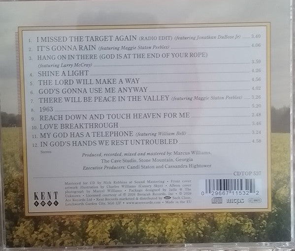 Image of Back Cover of CD - NEW/NEW - CANDI STATON, Back To My Roots (Kent Soul; CDTOP537, UK 2026, Jewel Case), ,  - 4136120E