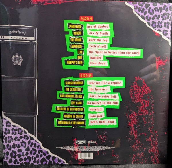 Image of Back Cover of LP - EX/EX - VARIOUS, Killed By Deaf - A Punk Tribute To Mot rhead (BMG; 964165091, Germany 2025, Inner), ,  - 4146132S