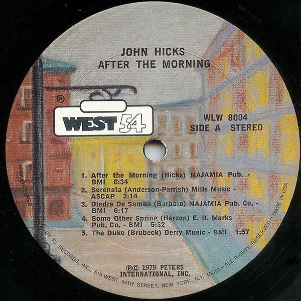 Image of Label Cover of LP - VG/VG - JOHN HICKS, After The Morning (West 54; WLW 8004, US 1979), Solid VG across the board. Some fading to spine and a few creases.,  - 4116204C