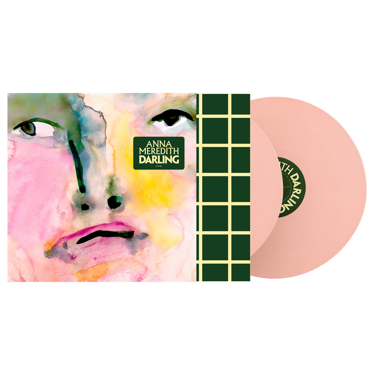 Image of Front Cover of 2xLP - NEW/NEW - ANNA MEREDITH, DARLING (DECCA; 6137605, UK 2027, Limited Edition Flumps Pink Vinyl with Side D Etching), , Anna Meredith's first studio album since 2019's Mercury Prize-nominated FIBS, DARLING is an expansive and euphoric 11-track record balancing intricate composition with a more visceral approach. - 9418130C