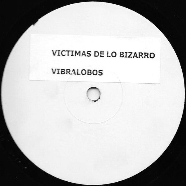 Image of Back Cover of 12" - /G+ - D + D, Uritorco / Victimas De Lo Bizarro / Vibralobos (Not On Label; none, Argentina 1999, Stickered White Label), Record has the slightest warp (hardly noticeable). Lighter marks mainly, plays well considering, A1	Uritorco (Woody McBride Remix)A2	Uritorco (Original)B1	Victimas De Lo BizarroB2	Vibralobos (R. Villalobos Remix) - 4116200C