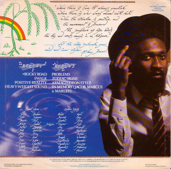Image of Back Cover of LP - VG/G - MIKEY DREAD, SWALK (Dread At The Controls; RIDE 10, UK 1982), WOL.,  - 3516443C