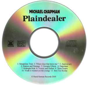 Image of Label Cover of CD - VG/VG - MICHAEL CHAPMAN, Plaindealer (Rural Retreat Records; none, UK 2005, Jewel Case), ,  - 4136133E