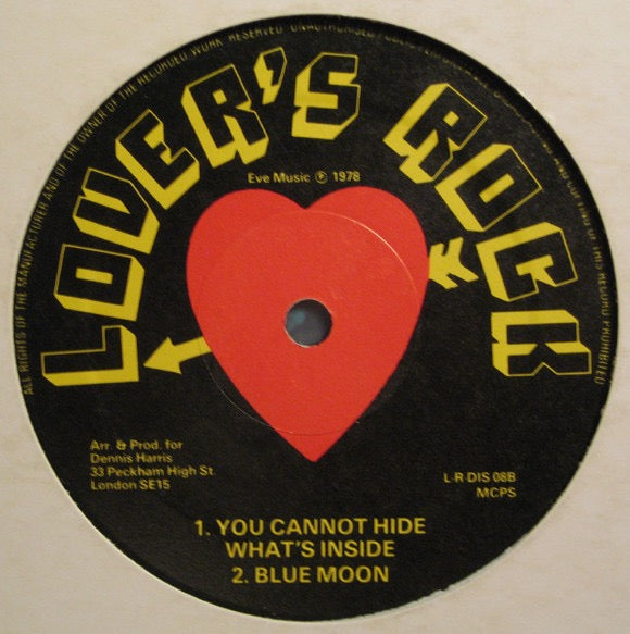 Image of Back Cover of 12" - /G - DENNIS HARRIS, Perfidia (Lover's Rock; L-R-DIS 08, UK 1978, Plain Sleeve), Lots of light marks but plays pretty well with only light surface noise. WOL.,  - 4116212C