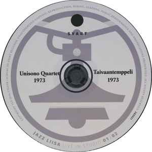 Image of Label Cover of CD - EX/EX - UNISONO QUARTET AND TAIVAANTEMPPELI, Jazz Liisa Live In Studio 01 / 02 (Svart Records; SRE021, Finland 2016, Jewel Case), ,  - 4136151E