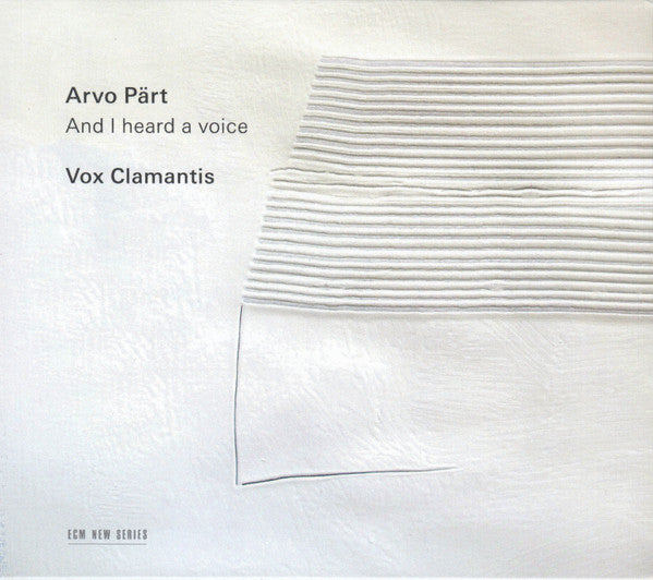 Image of Front Cover of CD - EX/EX - ARVO P RT, VOX CLAMANTIS, And I Heard A Voice (ECM Records; ECM 2780, Germany 2025, Slipcase), ,  - 4136152E