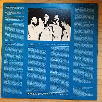 Image of Back Cover of LP - VG+/EX - FLEDERMAN, Australian Music (Larrikin Records; LRF156, Australia 1984), ,  - 4126272E