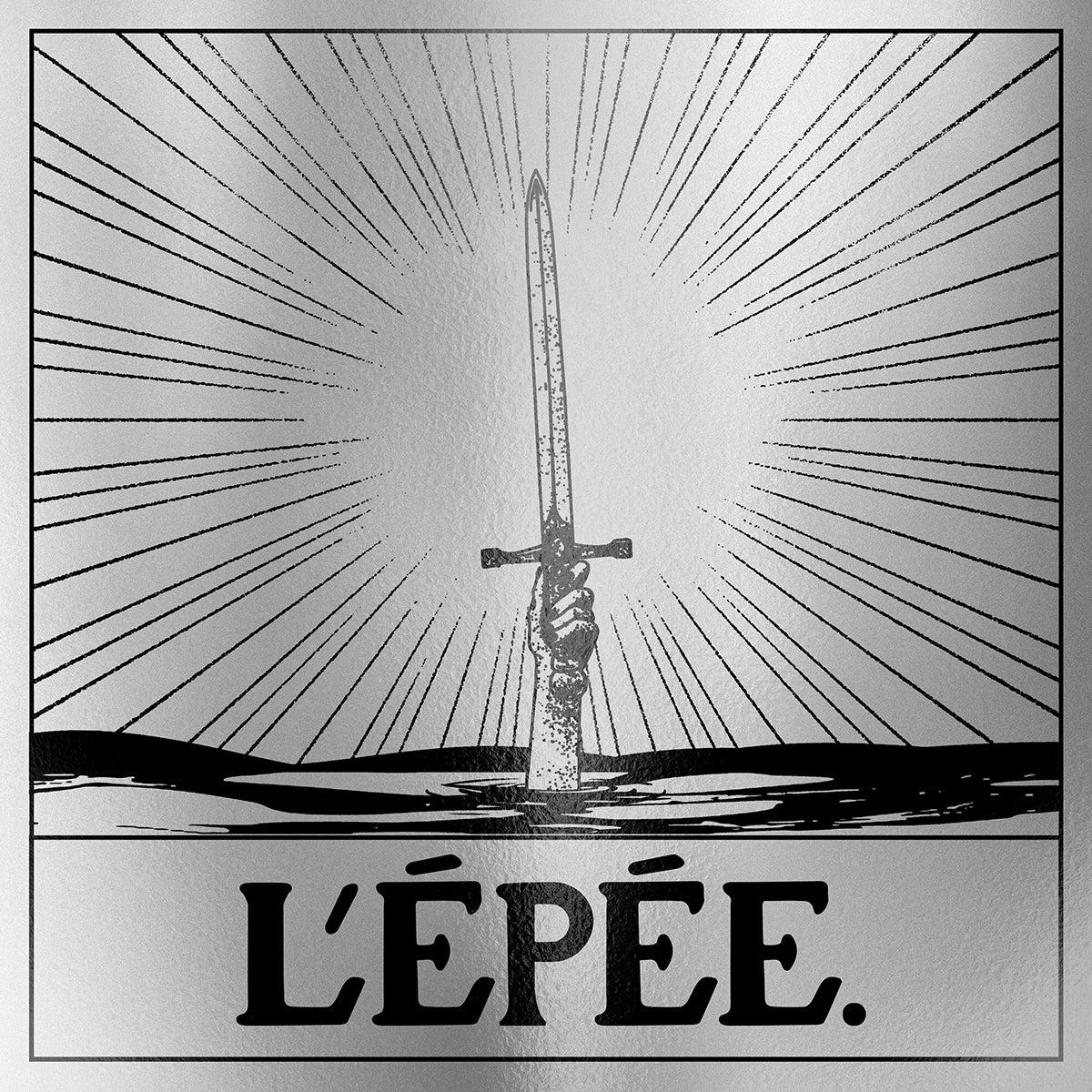 Image of Front Cover of 12" - NEW/NEW - L’ÉPÉE, L’Épée (A Recordings; AUK144-12, UK 2026, Transparent Clear Vinyl with Obi Strip), , L’Épée, the collaborative project between Anton Newcombe, creative force behind The Brian Jonestown Massacre, and French actor and singer Emmanuelle Seigner, return after a seven-year hiatus with a new self-titled four-track EP. - 9418185C