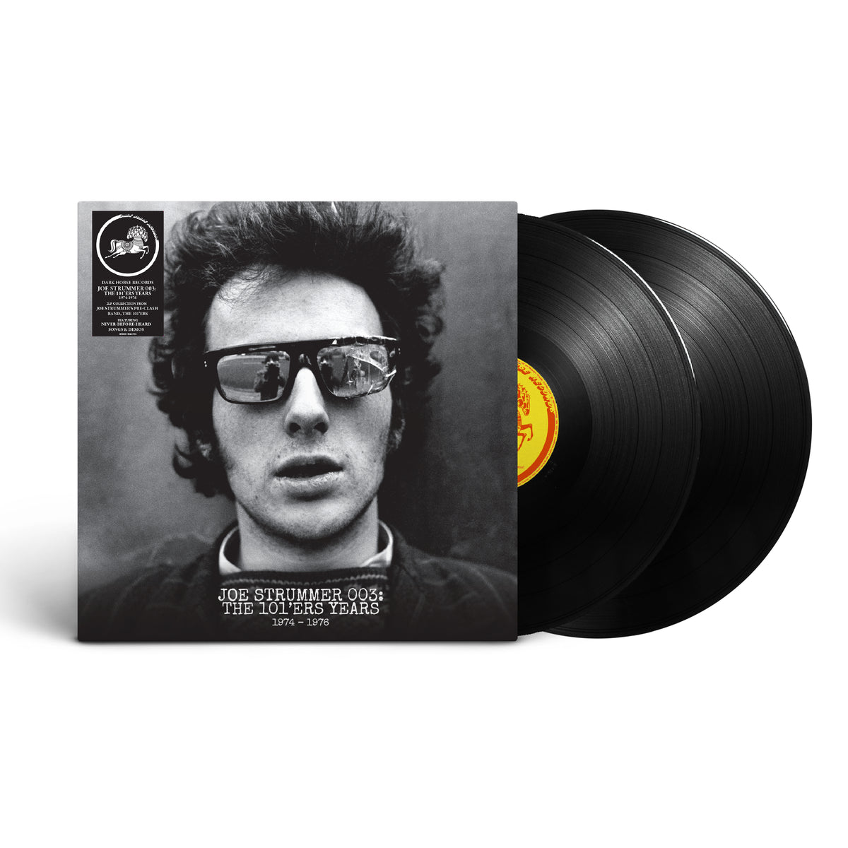 Image of Front Cover of 2xLP - NEW/NEW - JOE STRUMMER & THE 101ERS, Joe Strummer 003: The 101ers Years (BMG; 964217851, UK 2026, Gatefold, Limited Edition Black Vinyl ), , Dark Horse Records is proud to release Joe Strummer 003: The 101’ers Years, bringing together studio and live recordings from Joe Strummer’s pre-Clash band, The 101’ers. The 2LP edition will also be available, featuring the complete studio recordings on the first LP, with highlights from the basement tapes and demos on the second. - 94181
