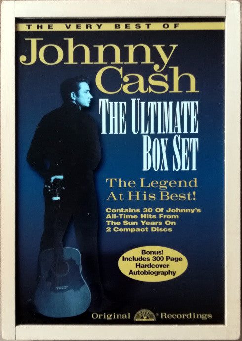 Image of Front Cover of CD - VG+/VG+ - JOHNNY CASH, The Very Best Of - The Ultimate Box Set (Collectables ; COL-CD-0050 (6146 / 6147), US 2000, Box Set, 2 x CD. Book in a Wooden box), ,  - 4036221E