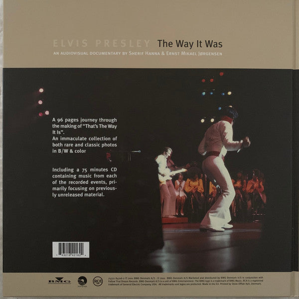 Image of Back Cover of CD - EX/EX - ELVIS PRESLEY, The Way It Was - An Audiovisual Documentary (Follow That Dream Records; 74321 84216-2, Europe 2001, Book Sleeve, Booklet), ,  - 4036223E
