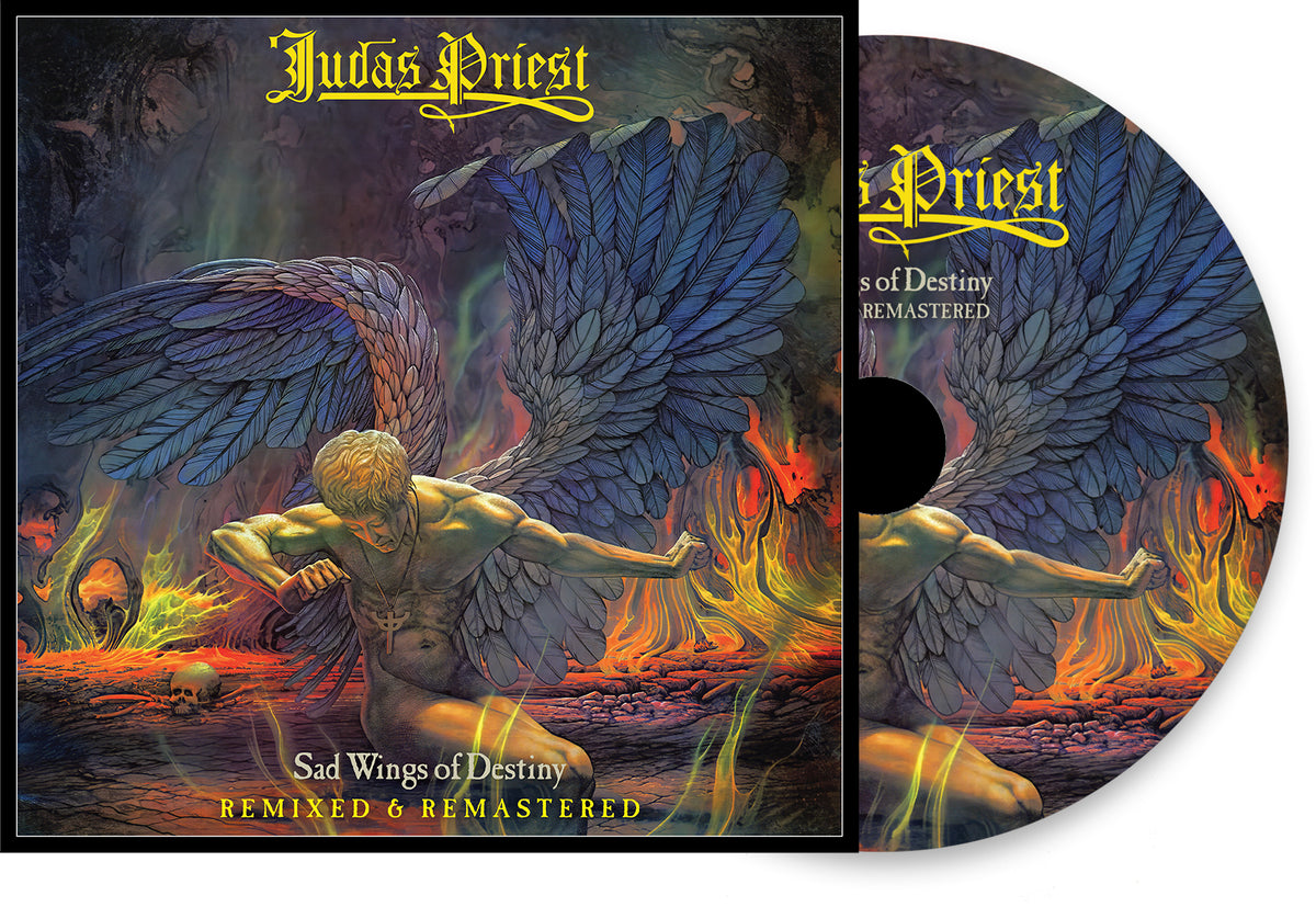 Image of Front Cover of CD - NEW/NEW - JUDAS PRIEST, Sad Wings Of Destiny (Remixed & Remastered) (Exciter Records; EXR004CGCD, UK 2026 Reissue, 6 Panel Digipak), , Judas Priest’s landmark 1976 album Sad Wings of Destiny celebrates its 50th anniversary with a new Remixed & Remastered edition. Produced by longtime Judas Priest producer Tom Allom, the album has been newly remixed from the original 1976 analogue multi-track master tapes, bringing fresh clarity, depth, and separation to one of heavy metal’s most
