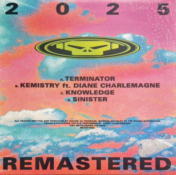Image of Back Cover of 2x12" - EX/VG+ - RUFIGE KRU, Terminator EP (2025 Remastered) (Metalheadz; METAT1000, UK 2025 Reissue), ,  - 4146148S