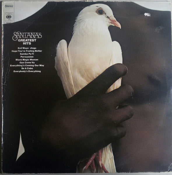 Image of Front Cover of LP - VG/VG - SANTANA, Santana's Greatest Hits (CBS Sunburst Labels With Made In Holland ; CBS 69081, Europe 1970s Reissue, Inner), Hairline marks, Sleeve has a crease,  - 4116240C