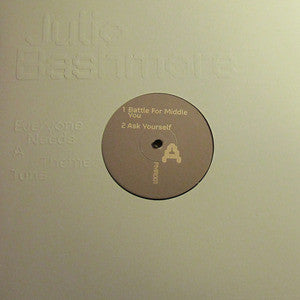 Image of Front Cover of 12" - VG/VG - JULIO BASHMORE, Everyone Needs A Theme Tune (PMR Records; PMR001, UK 2011, Embossed Sleeve), Disc is a strong VG, sleeve has ring wear.,  - 4126367E