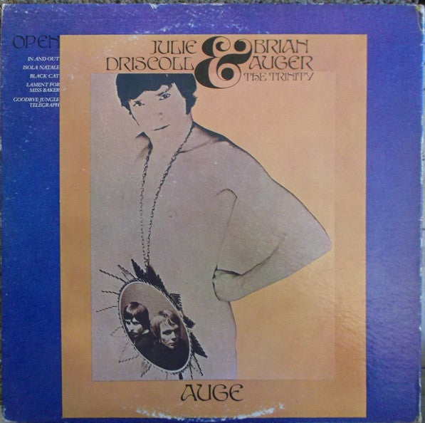 Image of Back Cover of LP - VG/G+ - JULIE DRISCOLL / BRIAN AUGER & THE TRINITY, Open (ATCO Records; SD 33-258, US 1968, Pasteback Gatefold), Hairlines all over disc, a couple feelable marks, scuffs. Edge wear.,  - 4146193S