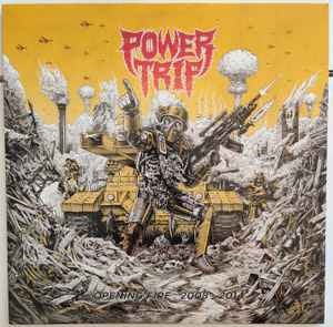 Image of Front Cover of LP - EX/VG+ - POWER TRIP, Opening Fire: 2008-2014 (Dark Operative; OPS011-1, US 2020, Insert, Purple vinyl), ,  - 4126356E
