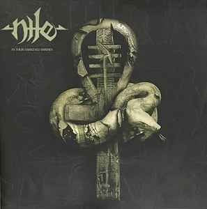 Image of Front Cover of 2xLP - VG+/VG - NILE, In Their Darkened Shrines (Relapse Records; RR 6542, US 2021 Reissue, Gatefold, Insert), Strong VG - some light marks on sides 2 + 3 only.  With stickered plastic outer. ,  - 4126357E