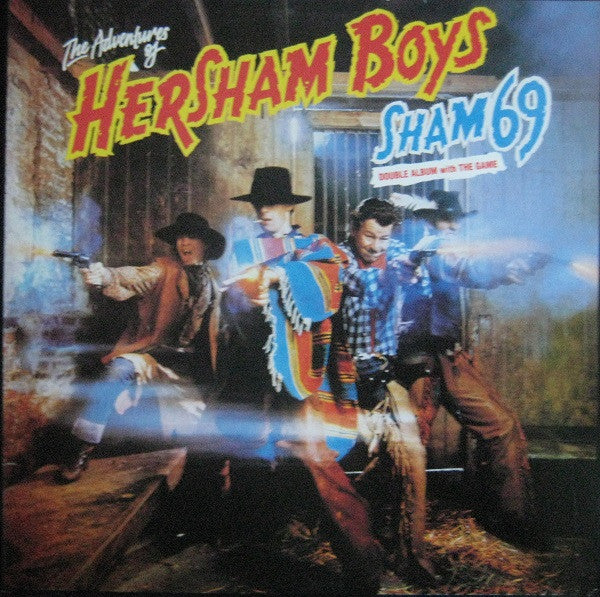 Image of Front Cover of 2xLP - VG/G+ - SHAM 69, The Adventures Of Hersham Boys / The Game (Receiver Records Limited; RRLD 002, UK 1989 Reissue, Gatefold), Light marks only,  - 4116246C