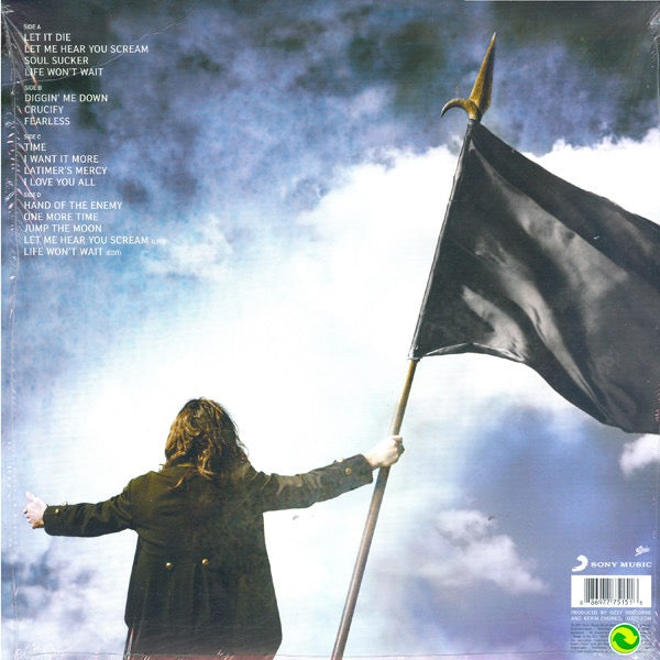 Image of Back Cover of 2xLP - NEW/NEW - OZZY OSBOURNE, Scream (Epic; 88697775151, Europe 2010, 180g Vinyl, Limited Edition 1500 copies.), SEALED, Ozzy returned with a heavy, guitar-driven solo album, packed with big riffs, dark hooks and his unmistakable vocals. A late-career metal record featuring guitarist Gus G. - 4036174E