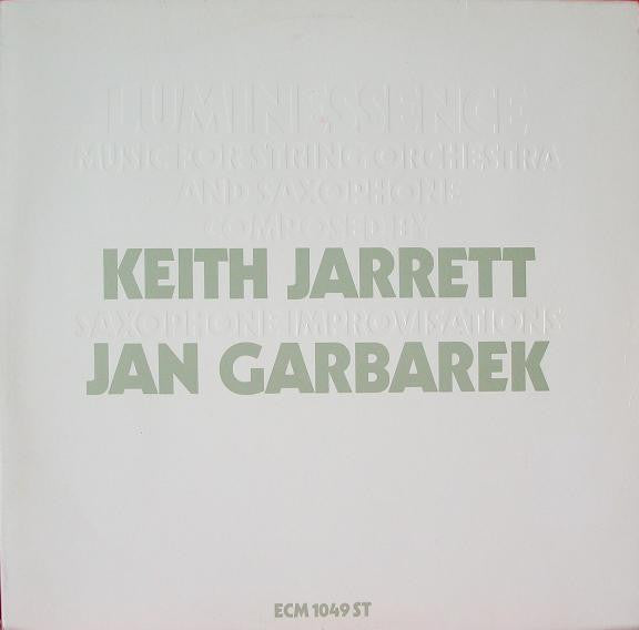 Image of Front Cover of LP - G+/VG - KEITH JARRETT / JAN GARBAREK, Luminessence (ECM Records; ECM 1049 ST, Germany 1975, Embossed Sleeve), Sleeve has ringwear, edgewear and staining - bit shabby.,  - 4126330E