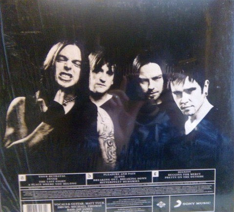 Image of Back Cover of 2xLP - NEW/NEW - BULLET FOR MY VALENTINE, Fever (Jive; 88697 63947 1, Europe 2010, Gatefold, Single Sided, Etched), SEALED, Metalcore record packed with heavy riffs, melodic choruses and big breakdowns. One of the Welsh band�s most popular albums, with �Your Betrayal� among its standout tracks. - 4036180E