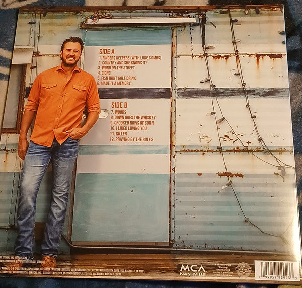 Image of Back Cover of 12" - VG+/VG+ - LUKE BRYAN, Signs (MCA Nashville; 19957929233, US 2026, Gatefold, Inner, Orange Vinyl), ,  - 4116249C