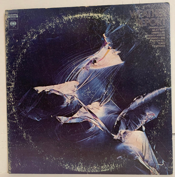Image of Front Cover of LP - VG/VG+ - WEATHER REPORT, Weather Report (Columbia; KC 30661, US 1971, Pasteback Sleeve), Mottling, light marks only. Ring and edge wear.,  - 4146195S