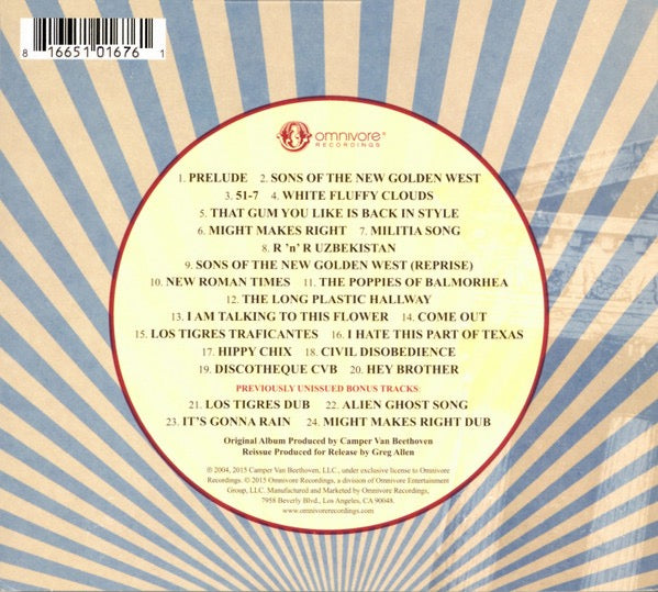 Image of Back Cover of CD - VG+/VG+ - CAMPER VAN BEETHOVEN, New Roman Times (Omnivore Recordings; OVCD-113, US 2015 Reissue, Digipak), ,  - 4116364C