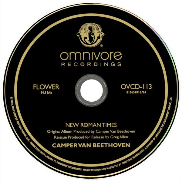 Image of Label Cover of CD - VG+/VG+ - CAMPER VAN BEETHOVEN, New Roman Times (Omnivore Recordings; OVCD-113, US 2015 Reissue, Digipak), ,  - 4116364C