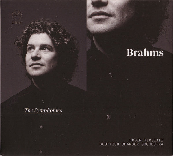 Image of Front Cover of 2xCD - VG/VG+ - BRAHMS*, ROBIN TICCIATI, SCOTTISH CHAMBER ORCHESTRA, The Symphonies (Linn Records; CKD 601, Europe 2017, Triple Digipak), Sleeve is 95% Excellent but has an unfortunate deep tear on the spine.,  - 4136201E