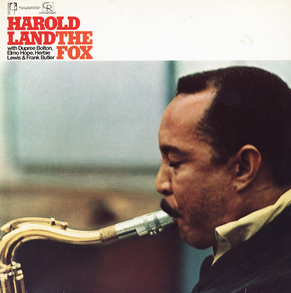 Image of Front Cover of LP - VG/VG+ - HAROLD LAND, The Fox (Boplicity Records; COP 016, Europe 1986 Reissue), Edge wear. Nice clean disc.,  - 4146200S