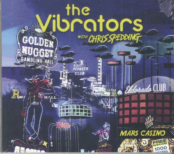 Image of Front Cover of CD - VG+/VG+ - THE VIBRATORS WITH CHRIS SPEDDING, Mars Casino (Cleopatra; CLO1852, US 2020, Digipak), ,  - 4136228E
