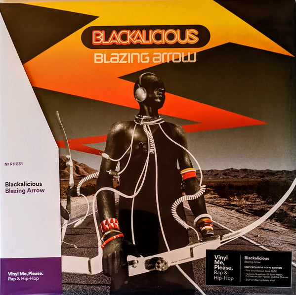 Image of Front Cover of 2xLP - VG+/VG+ - BLACKALICIOUS, Blazing Arrow (Geffen Records; VMP-RH-031, US 2020, Gatefold, Red / Yellow "Blazing Galaxy" vinyl. with stencil), ,  - 4126439E
