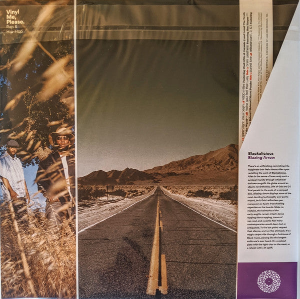 Image of Back Cover of 2xLP - VG+/VG+ - BLACKALICIOUS, Blazing Arrow (Geffen Records; VMP-RH-031, US 2020, Gatefold, Red / Yellow "Blazing Galaxy" vinyl. with stencil), ,  - 4126439E