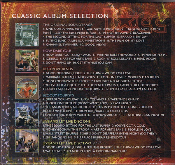 Image of Back Cover of 5xCD - VG+/M - 10CC, Classic Album Selection (Mercury; 3704908, UK 2012), ,  - 4156105S