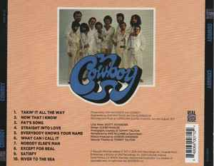 Image of Back Cover of CD - VG+/VG+ - COWBOY, Cowboy (Real Gone Music; RGM-0710, US 2018 Reissue, Jewel Case, Booklet), ,  - 4116347C