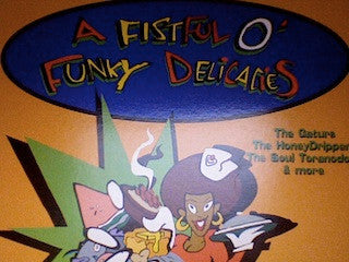 Image of Front Cover of LP - VG+/VG - VARIOUS, A Fistful O' Funky Delicacies (Funky Delicacies; DEL LP 0013, US 1997), ,  - 4126446E